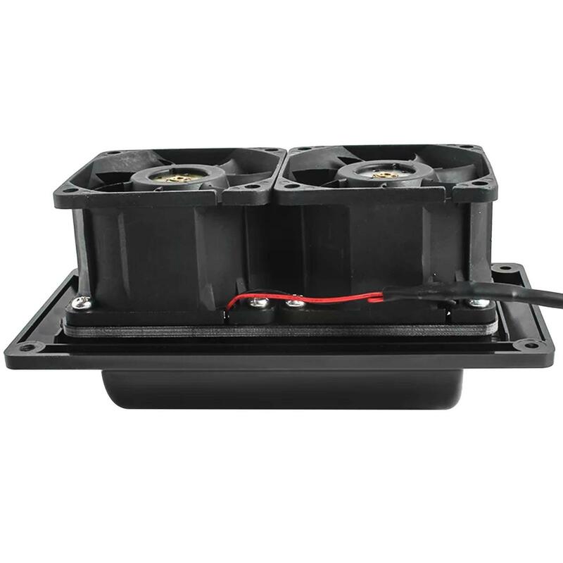 Caravan Accessories 12V Range Hood Exhaust Fan Black And White Vent Quick Exhaust Oil Suction Kitchen Vent For Motorhome