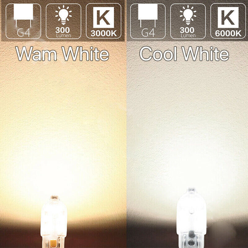 Lâmpada LED Mini G4 G9, Lâmpada LED Ampola, Luzes de milho AC 220V, Holofote de halogênio, Lustre, Lâmpada halógena, 3W, 5W, 1 Pc