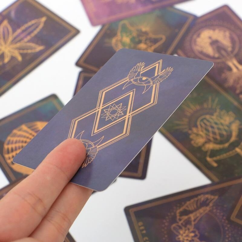 Cartas de tarô para o destino do oráculo, edição sombra, tarô, entretenimento, jogo de mesa, adivinhação, 11x6,5 cm