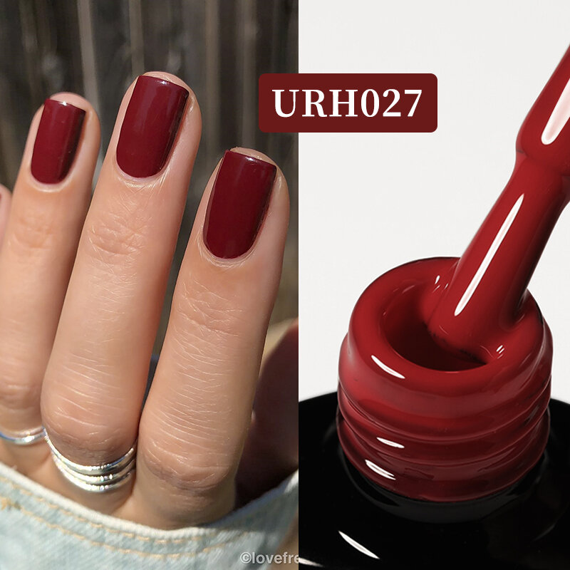 Cukier 7ML żelowy lakier do paznokci czerwony błyszczące cekiny Manicure półtrwała baza matowa warstwa wierzchnia moczyć LED UV żel do malowania paznokci Varnis