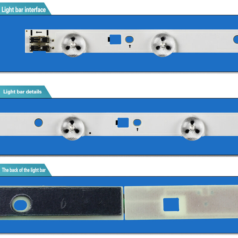 Tira de luces LED de retroiluminación, accesorio BN96-23594A BN96-23595A, LTJ400HM08-V, DE400BGS-V1, UE40EH5000, UA40EH5080, 2011SVS40