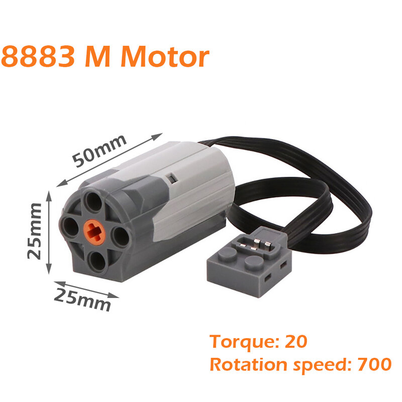 MOC Gearbox 4 kecepatan, hadiah mainan casing baterai AA blok bangunan fungsi Motor 8883 M, blok bangunan 8881