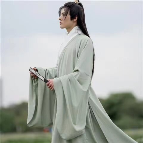 Ming Dynasty Hanfu Ancient Handsome Young Man Chinese Clothing Traditional Vintage Immortal Costume Hanfu Dress Set Men