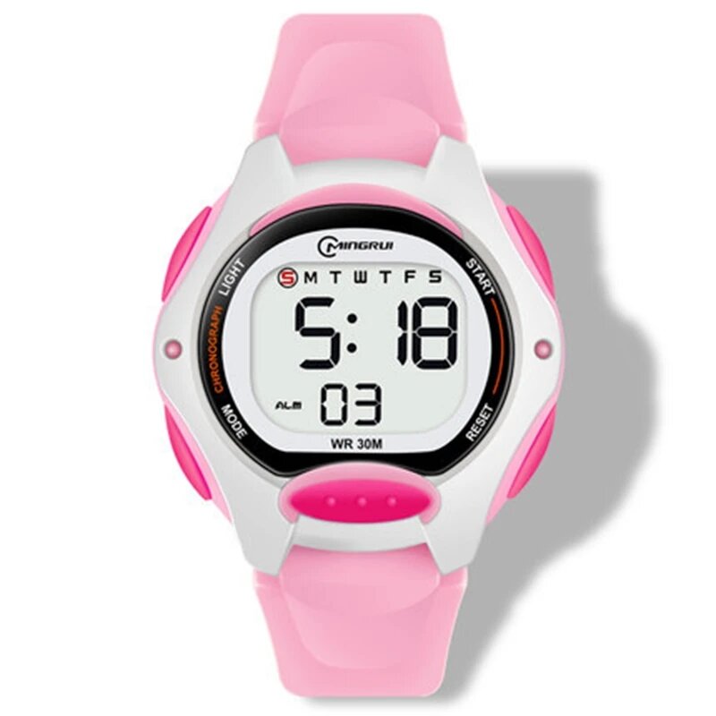 Uthai นาฬิกากันน้ำสำหรับกีฬา CE13สำหรับเด็กผู้หญิง, นาฬิกาสำหรับเด็กนักเรียนมัลติฟังก์ชันพร้อมนาฬิกาปลุก