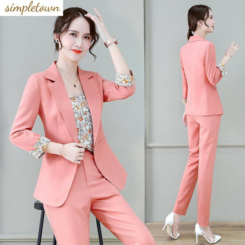 2024 New Spring and Autumn Women's Set with a Slim and Western Style High End Celebrity Light Luxury Three Piece Set
