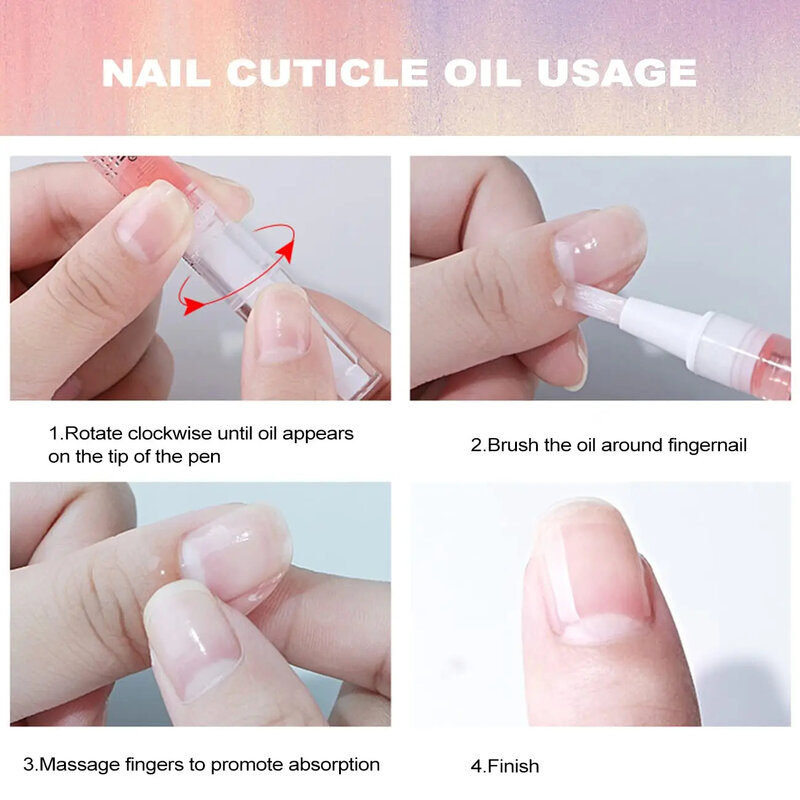 Nail Care Nutrition Oil Pen, Tratamento Manicure, Conjunto de produtos de fortalecimento da cutícula, Reparo manual, 30pcs