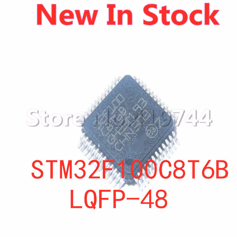 5PCS/LOT 100% Quality  STM32F100C8T6B STM32F100 LQFP-48 SMD chip microcontroller 32-bit 64K flash memory In Stock New Original