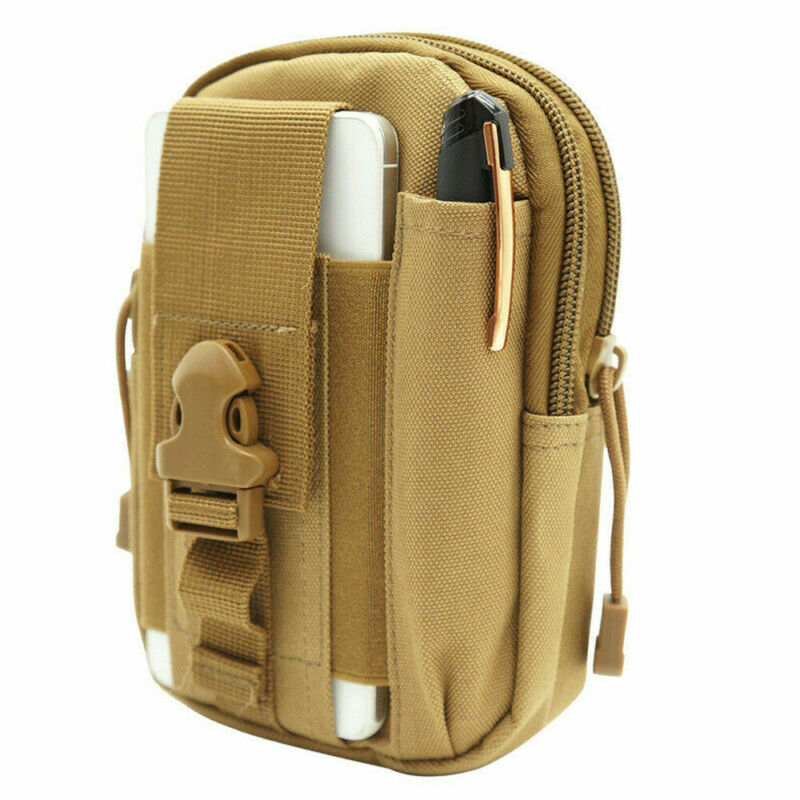 Pochette tactique Molle unisexe, nouveau sac de ceinture, sac banane militaire de voyage, pochette pour téléphone et argent, 2022