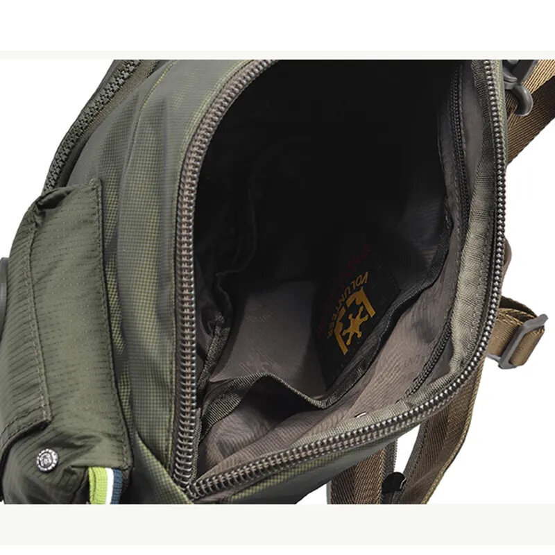 Tas punggung Oxford tahan air untuk pria tas selempang militer tas sekolah Travel pria tas ransel selempang modis