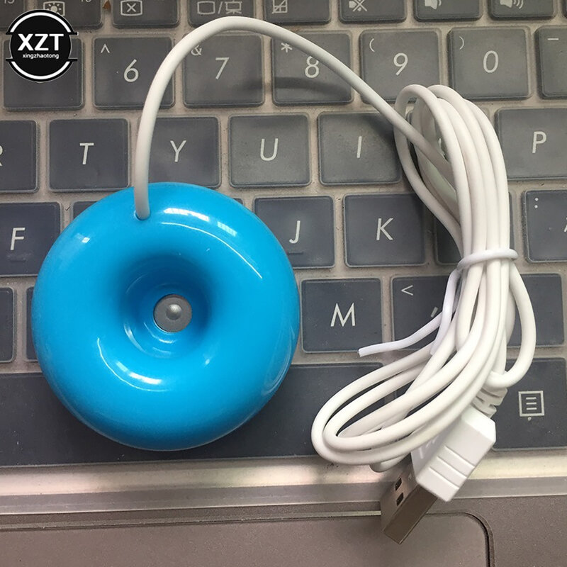 USB Mini Desktop Humidifier Creative Donut Styling Humidifier Portable Air Purifier Home Learning Office Fragrance Diffuser