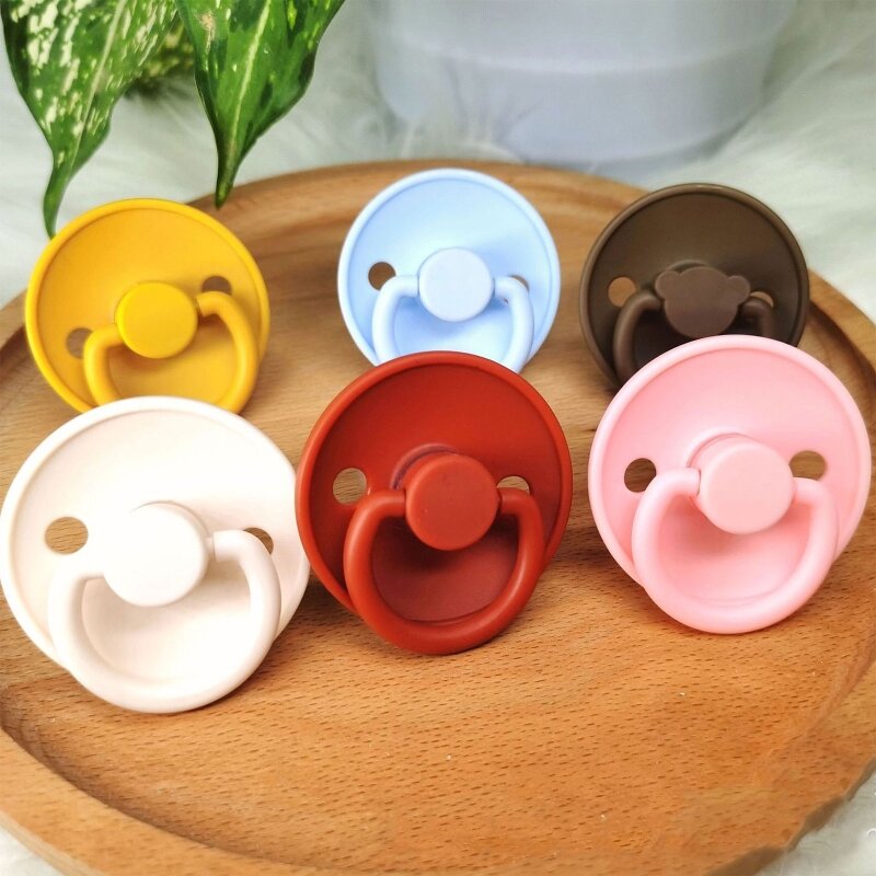 Baby Silicone Pacifier Soother BPA 6-18 Months Old for Baby Girls Boys Sleepy Outdoor Pacifier Soother