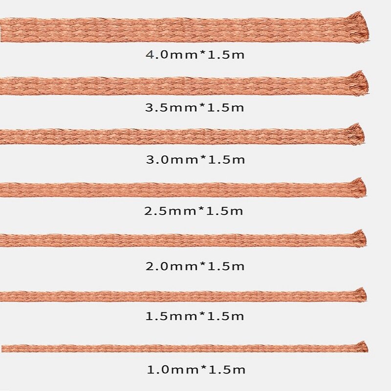MECHANIC R350 1.0/1.5/2.0/2.5/3.0/3.5/4.0mm Width 1.5m Length Desoldering Braid Solder Remover Pure Copper Solder Wick Wire Cord