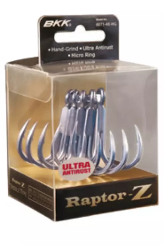 BKK Raptor-Z 6071-4X-HG тройные рыболовные крючки