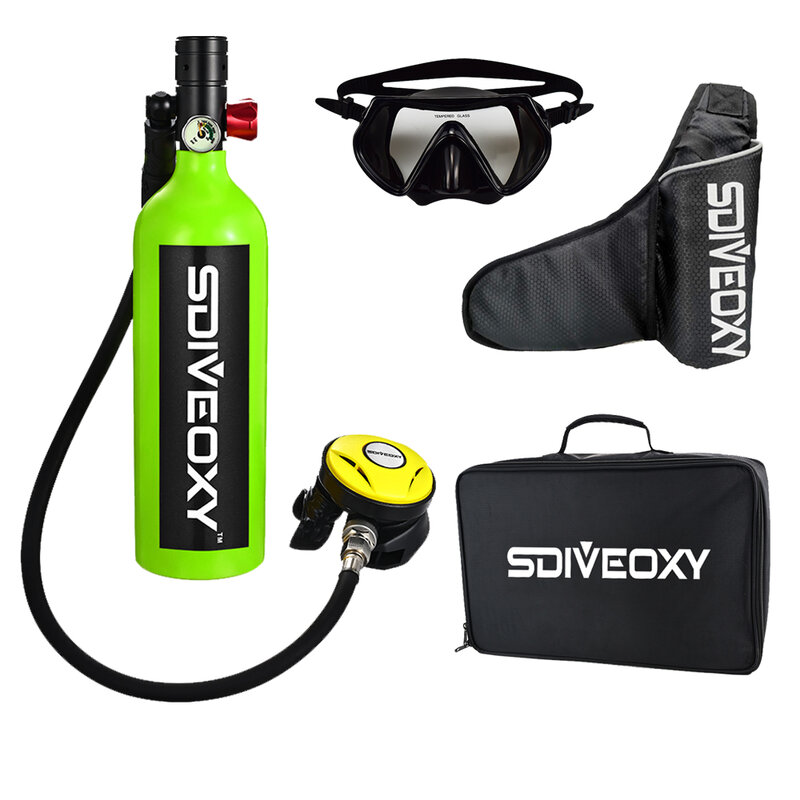 SDIVEOXY-cilindro de aire para buceo, suministro de natación, rerespiración, cilindro de oxígeno, tanques de oxígeno pequeños