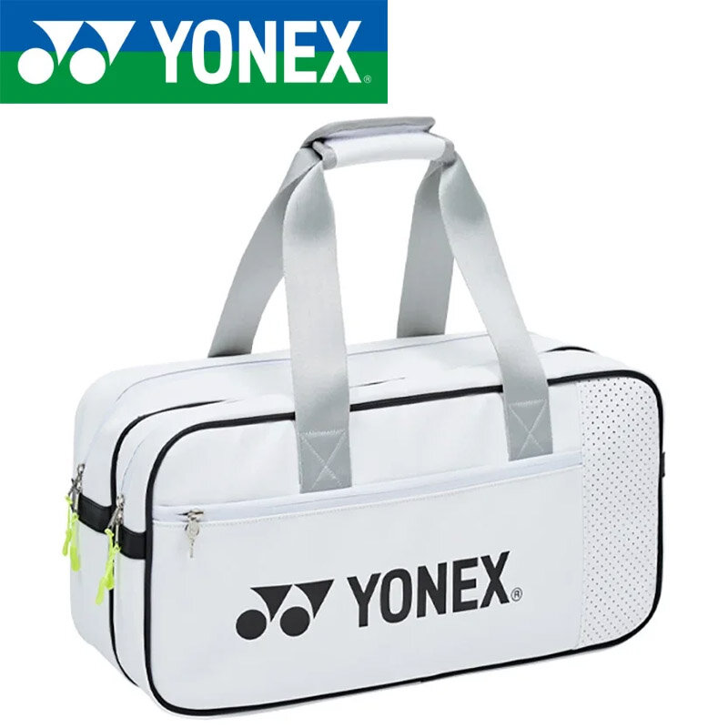 YONEX nowa, wysokiej jakości paletka do badmintona torba sportowa jest trwała, a torba sportowa o dużej pojemności może pomieścić 2-3 rakiety tenisowe