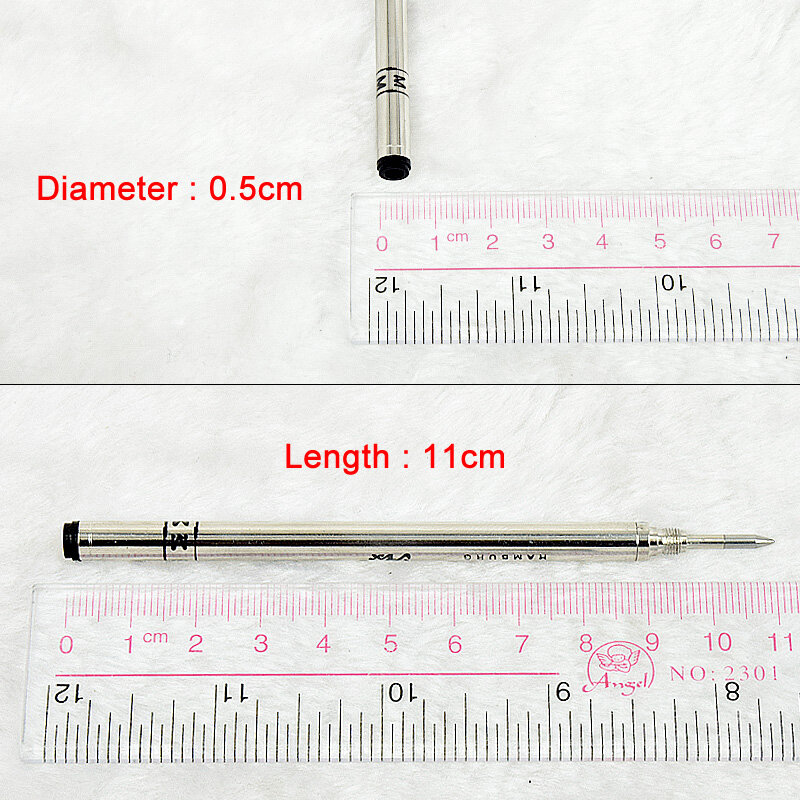PPS All Metal (10 pezzi/lottp) 0.7mm nero/blu M 401 Roller Ball Refill Office MB cancelleria scrivi accessori per penne lisce