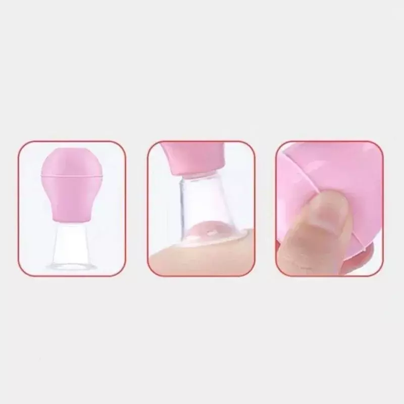 Silicone Nipple Corrector for Pregnant and Postpartum Women Nipple Suction Traction Device Correction of Nipple Depression Blue