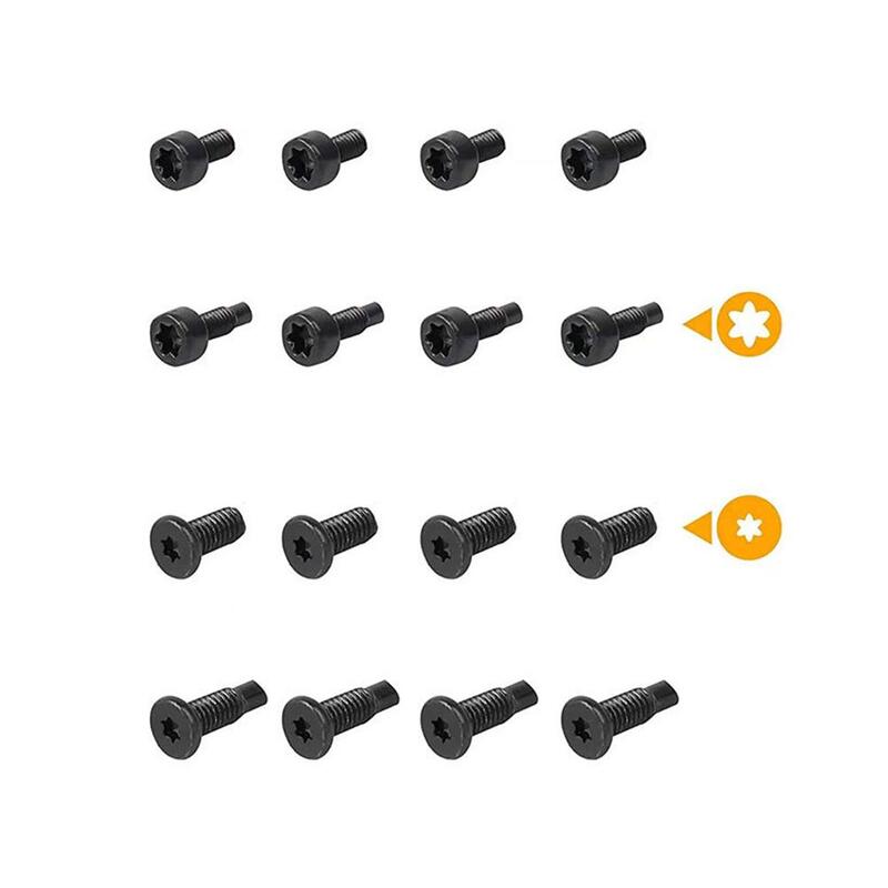 Piezas de repuesto para timbre, destornillador negro, desmontaje inteligente para el hogar, 16/20 piezas, T5, T16, D3B5