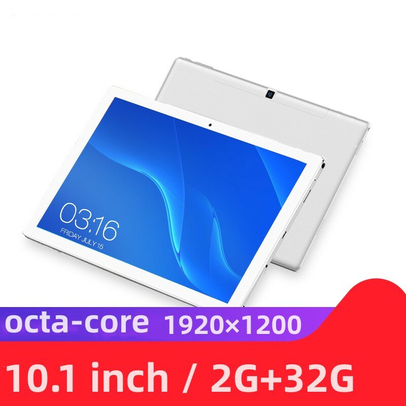 10.1 INCH 2GB RAM+32GB ROM Android 7.1 Tablet PC 64 Bit Octa Core 1920×1200 IPS RK3368 CPU 1.5GHz 2.4G/5G Dual Band WiFi
