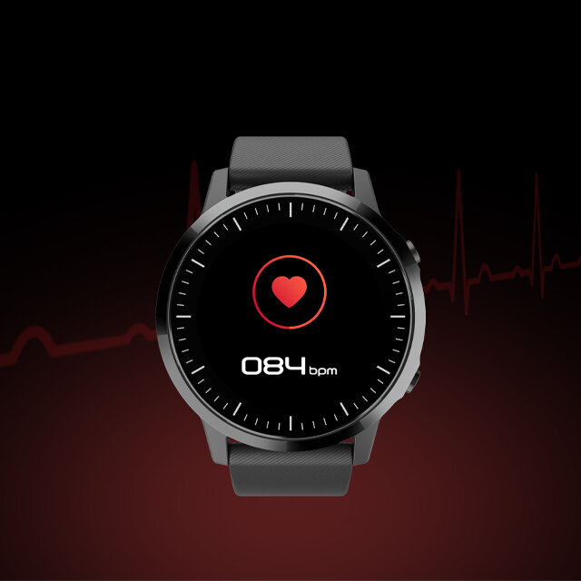 Trileek GPS Uhr Herz Rate Körper Temperatur Healthcare Monitor Position Tracker