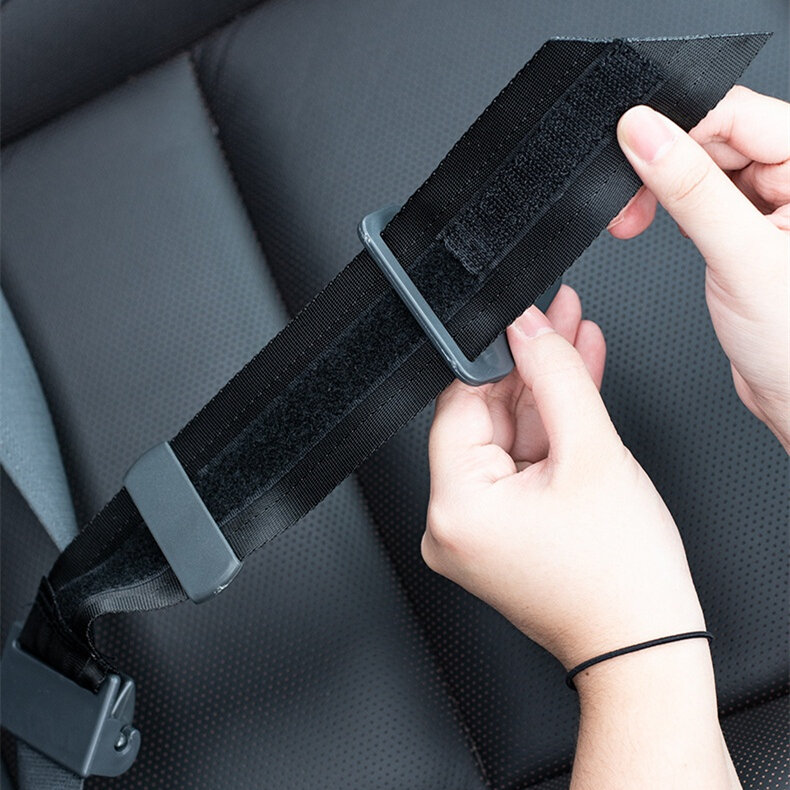 Cinturón de seguridad ajustable para niños, cinta de corrección Universal para coche, ajustable, hebilla