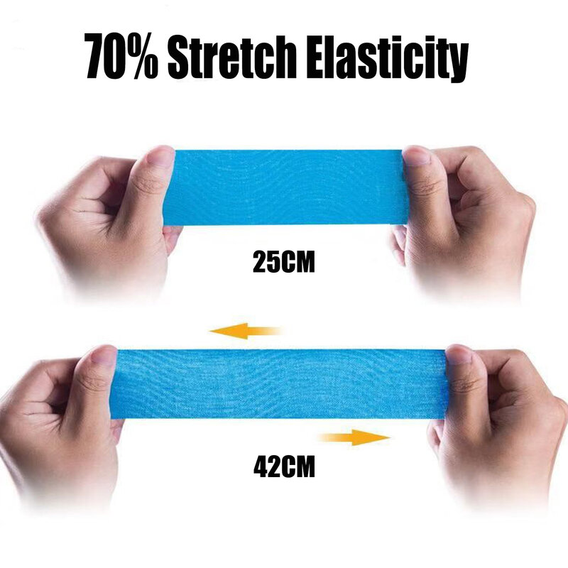 5M Kinesiologie Tape Sport Zelfklevende Bandages Atletische Elastische Kinesio Tape Kneepad Spierpijnverlichting Knie Taping Rol