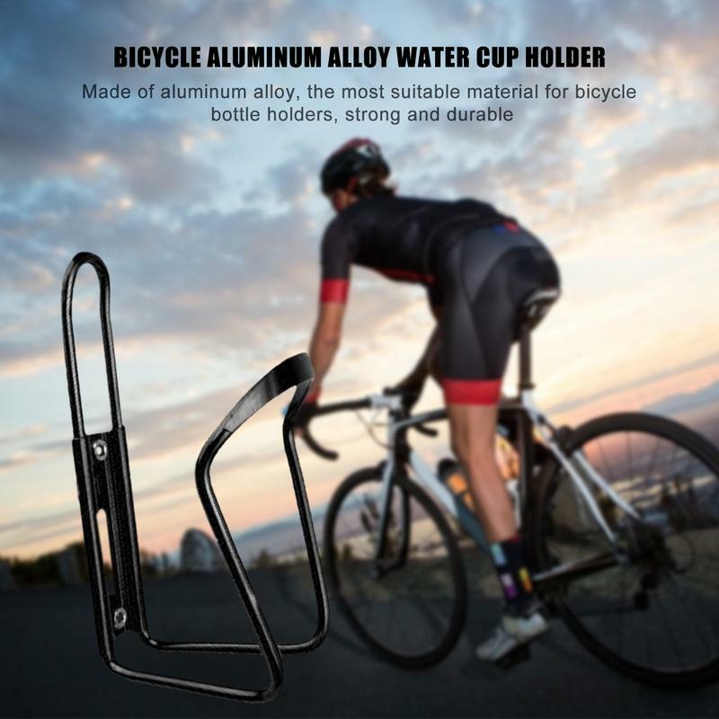 Bicicleta de montanha garrafa gaiola luz liga alumínio bicicleta copo gaiola durável atividades ao ar livre suporte da bebida