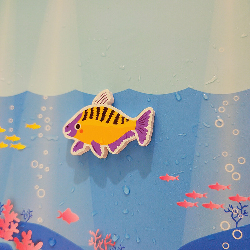 Pegatina de pared educativa y divertida, 2/3 piezas, Ideal para regalar Juegos acuáticos, juguetes creativos más vendidos