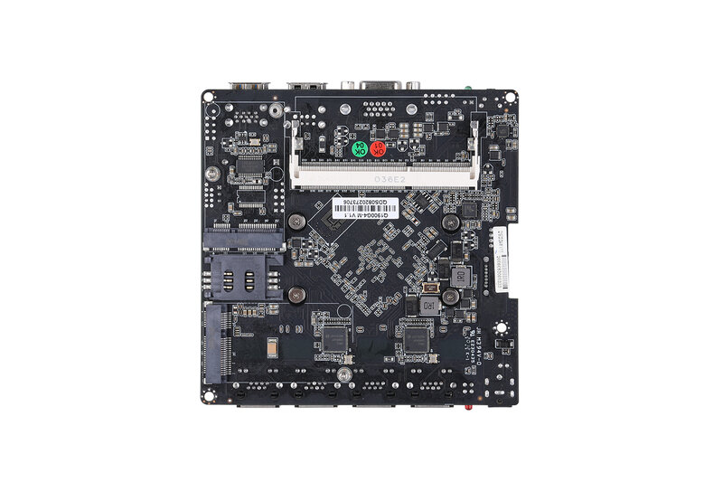 Qotom-Placa-mãe industrial Quad Core, Mini ITX Motherboard, 4 portas Ethernet, J1900, x86, frete grátis