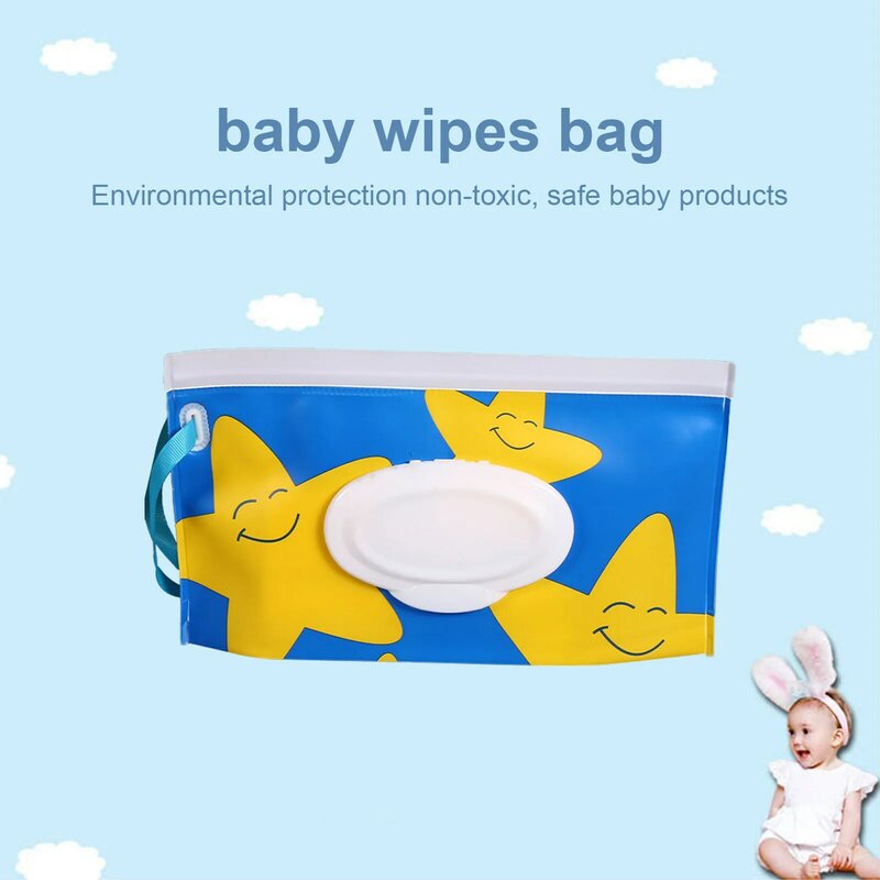 Boîte de lingettes humides de voyage, conteneur réutilisable pour bébé, étui distributeur pour garder les tissus humides frais
