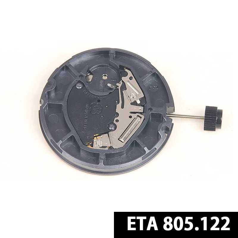 NEW original ETA 805.122 Standard movement with day-date display Switzerland movement Spain and English ETA 805122