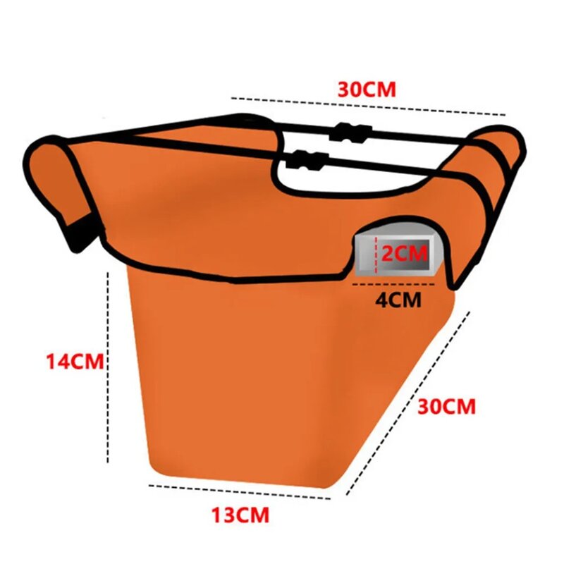 Folding Tool Bag for Extension Ladder, Pendurado Bag, Oxford Cloth, Organizador De Armazenamento, Telescópica, 30x14x13cm, 1Pc