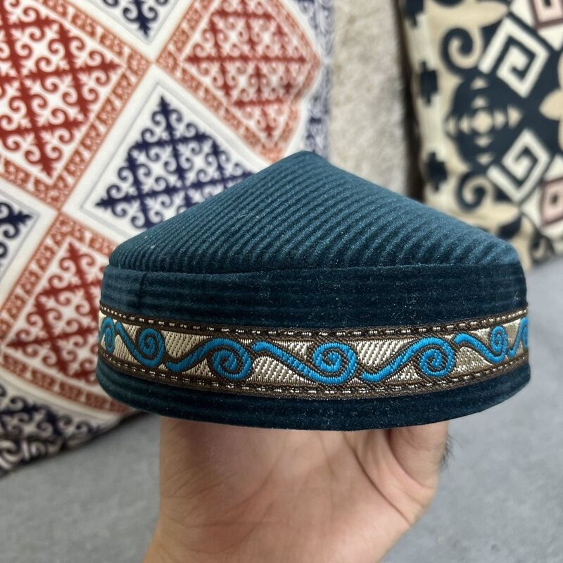 Muslim Caps For Child Men Colthing Freeshipping Prayer Hat Kufi Islamic Kippah Hijab Saudi Arabia Jewish Turban Embroidery 0407