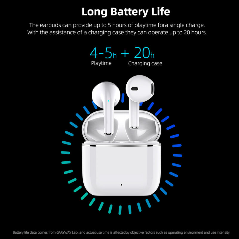 Pro 4 TWS หูฟังไร้สายหูฟังบลูทูธรองรับ5.0กันน้ำพร้อมไมโครโฟนสำหรับหูฟัง Xiaomi iPhone Pro4