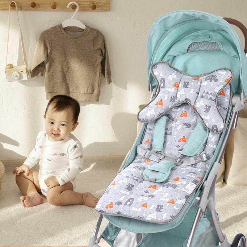 Doublure de coussin de poussette douce universelle pour bébé, doublures de landau, housse de coussin de siège
