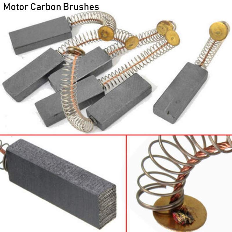 STONEGO-Escovas de carbono duráveis e resistentes ao desgaste, Peças sobressalentes para moedores elétricos, Ferramentas rotativas, 10pcs