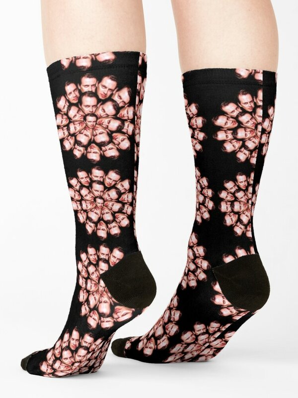 Steve Buscemi Collage Socks para Homens e Mulheres, Galaxy Art, Imagem Popular, Hip Hop, Elegante, Novo nas Meias