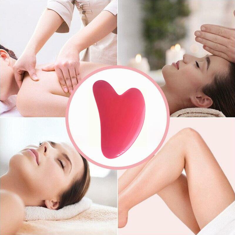 Hars Schrapen Vel Hartvorm Natuurlijke Board Massage Tools 4 Kleuren Gezicht Nek Scraper Massager Eye Spa O7q9