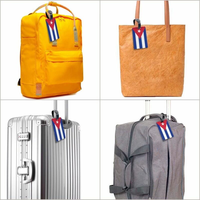 スキューバのカスタムラゲッジタグ、旅行スーツケース、キューバの愛国心が強いプライバシーカバー、idラベル