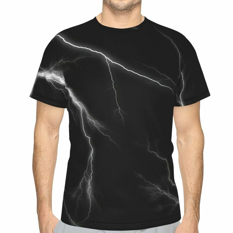 T-shirt manches courtes pour hommes, estival et respirant, avec impression 3D de pluie audacieuses, mode décontractée, haut de rue, Y2K