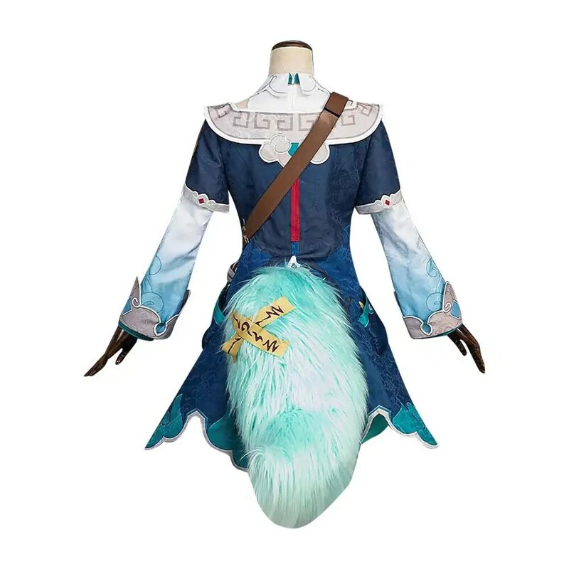 Honkai Star Rail HuoHuo Cosplay Costume Adult Women Fantasy Coat Shorts Headband Wig Outfits Halloween Carnival Disguise Suit