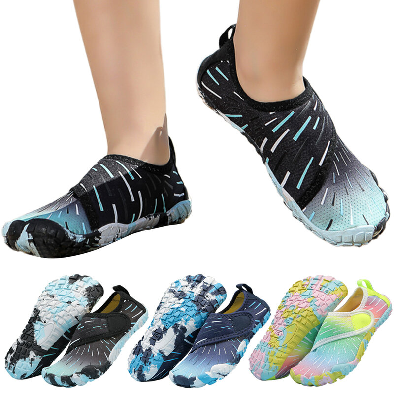 Scarpe da acqua Aqua scarpe da spiaggia scarpe da nuoto leggere ad asciugatura rapida scarpe da Wading traspiranti antiscivolo per gli sport all'aria aperta