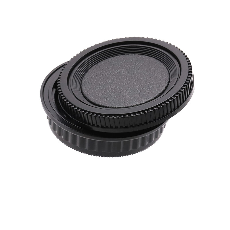 Plástico preto lente tampa conjunto, lente de montagem, tampa traseira, corpo da câmera, PK para Pentax K1, K5, K10, K20, etc.