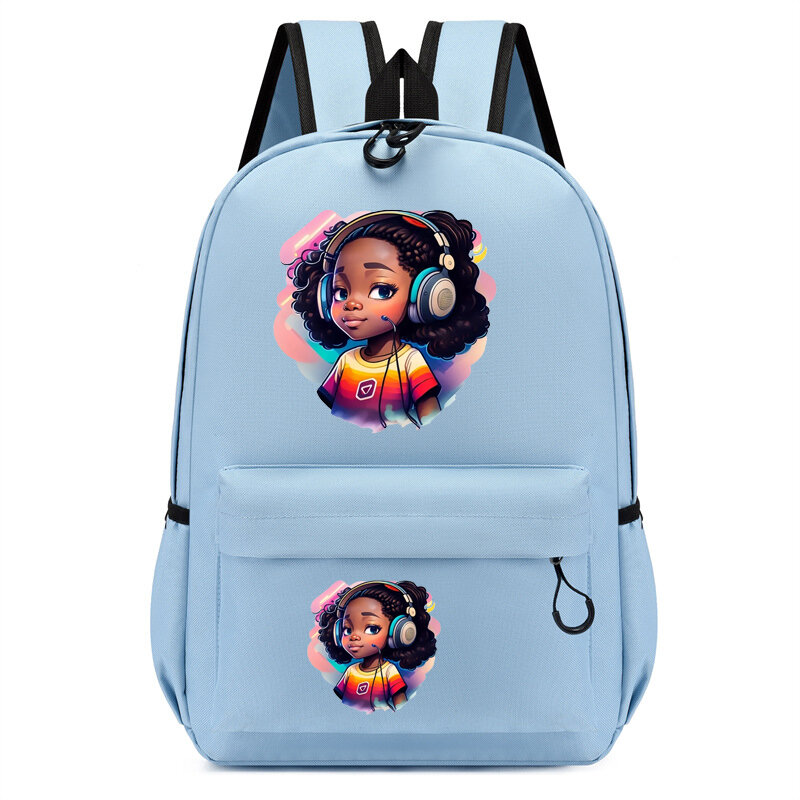 Mochila escolar bonita para niña Afrika, bolsa de dibujos animados para niños, mochilas escolares para estudiantes de viaje