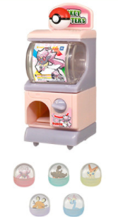 Japão tomy gashapon cápsula brinquedos pokemon bonito kawai pikachu mini gashapon máquina mesa ornamento