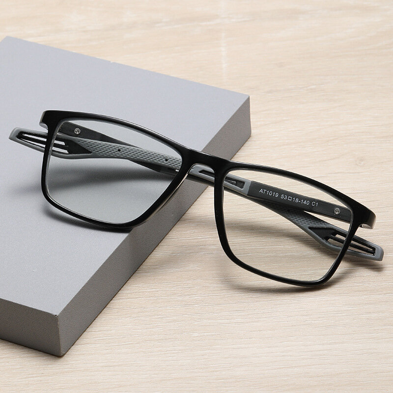 남녀공용 초경량 유연한 노안 안경, 트렌디한 탄성 TR90 독서 안경, 로프 달린 고품질 스포츠 안경