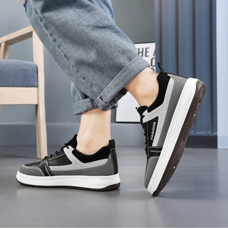 Fashion Men's Sneakers Outdoor Lightweight Walking Shoes For Men Trend Casual Shoes Platform Vulcanized Shoes Zapatillas Hombre