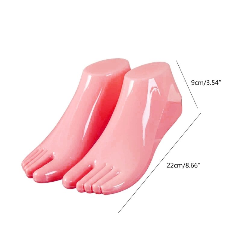 Piedini in plastica Modello piede Scarpe Calzini Sandalo Supporto Shaper Strumento Manichino femminile