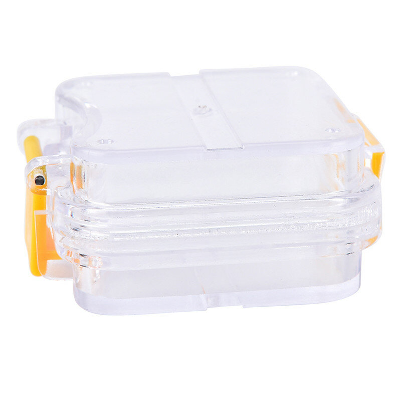 10pcs Dental Tooth Box With Film Inside Membrane Tooth Implant Transparent Plastic Box Laboratory Tools