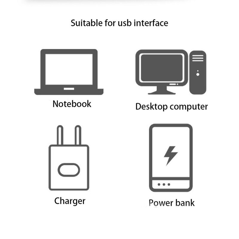 Luzes noturnas portáteis Mini USB, Compact Energy Saving Lights, Lâmpada LED decorativa, Plug In Light, 6 cores